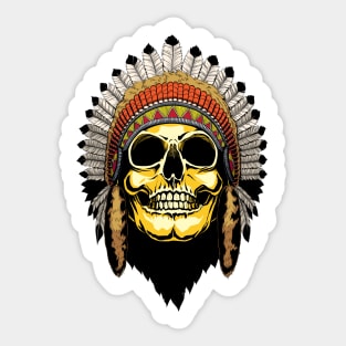 Golden Skull: Chief Sticker